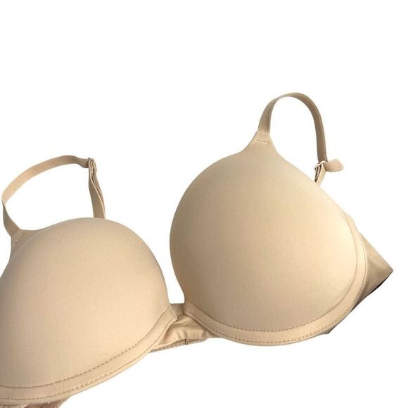 PINK Victoria Secret push up bras Set of 2 Size 32C‎ nude black - Picture 7 of 13